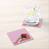 Der nächste Schritt Daniel ist der Knöchel Rechteckiger Pappuntersetzer (Vor Ort)