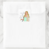 Der nächste Schritt Die Audits sind hier drin? Quadratischer Aufkleber (Tasche)