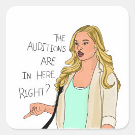 Der nächste Schritt Die Audits sind hier drin? Quadratischer Aufkleber