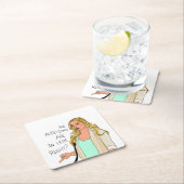 Der nächste Schritt "Die Audits sind hier drin?" Rechteckiger Pappuntersetzer (Vor Ort)