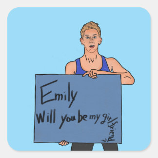 Der nächste Schritt: Die Markierung für das Eldon- Quadratischer Aufkleber