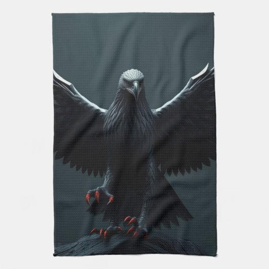 „Der Nachtadler“ Geschirrtuch (Vertikal)
