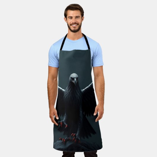 „Der Nachtadler“ Schürze (Getragen)