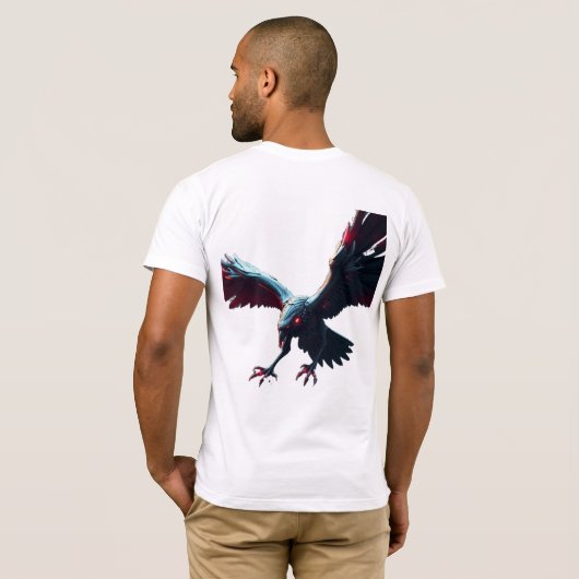 „Der Nachtadler“ T-Shirt (Schwarz voll)