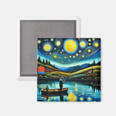 Der Nachtangler 4 Magnet (Vorderseite/Rückseite)
