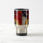 Der Nachtball in den traditionellen Farben, Reisebecher (Mittel)