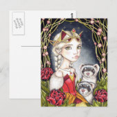 Der Nachtgarten Postkarte (Vorne/Hinten)