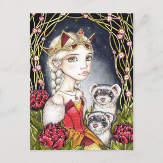 Der Nachtgarten Postkarte
