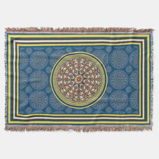 Der Nachtgarten von Shiraz Throw Decke (Vorderseite)