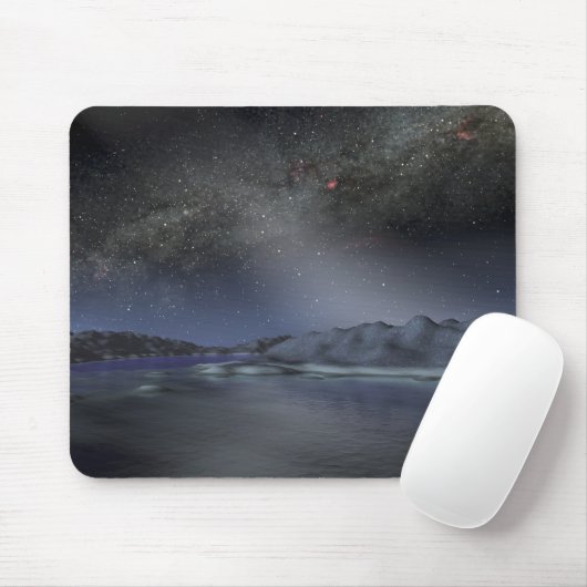 Der Nachthimmel von einem hypothetischen Alien Pla Mousepad (Mit Mouse)