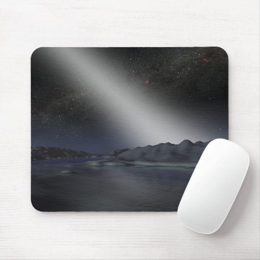 Der Nachthimmel von einem hypothetischen Alien Pla Mousepad (Mit Mouse)