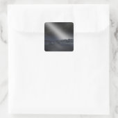 Der Nachthimmel von einem hypothetischen Alien Pla Quadratischer Aufkleber (Tasche)