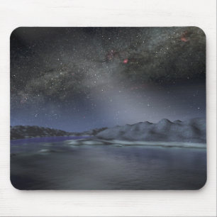 Der Nachthimmel von einem hypothetischen Mousepad