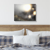 Der Nachthimmel wurde aus einem hypothetischen Flu Leinwanddruck (Insitu (Schlafzimmer))