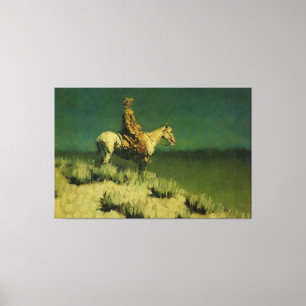 Der NachtHirte Frederic Remingtons (circa 1908) Leinwanddruck