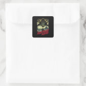 DER NACHTMARE-GRENZEN QUADRATISCHER AUFKLEBER (Tasche)