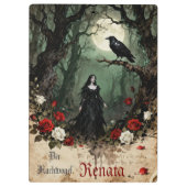 Der Nachtvogel Klemmbrett (Rückseite)