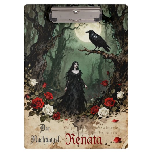 Der Nachtvogel Klemmbrett (Vorderseite)