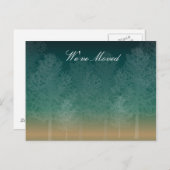 Der Nachtwald, den wir bewegt haben Ankündigungspostkarte (Vorne/Hinten)