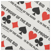 Der Nachweis des Angebots ist das Anbringen des Sp Stoff (Nahaufnahme)