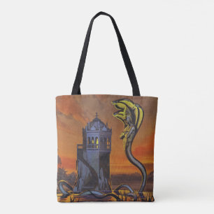 Der Naga-König (Farbelitho) Tasche