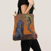 Der Naga-König (Farbelitho) Tasche (Von Nahem)