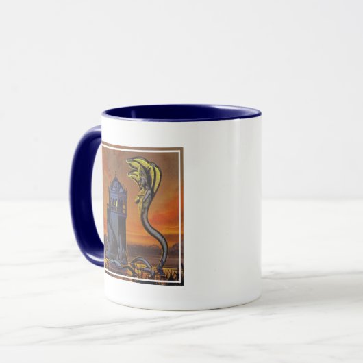 Der Naga-König (Farbelitho) Tasse (Vorderseite Links)