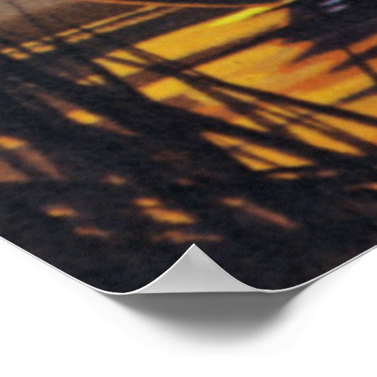 Der Naga-König (farbige Litho) Poster (Ecke)