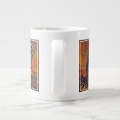 Der Naga-König (Farblitho) Jumbo-Tasse (Rückseite)