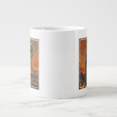 Der Naga-König (Farblitho) Jumbo-Tasse (Vorderseite)