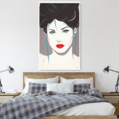 Der Nagelesque Leinwanddruck (Insitu (Schlafzimmer))