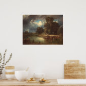 Der nahende Sturm - Ständiger Troyon Fine Art Poster (Küche)
