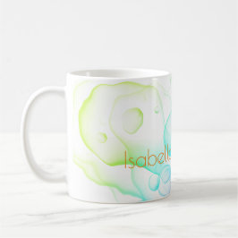 Der Name "Alchohol Ink" Modern Colorful Fun Kaffeetasse