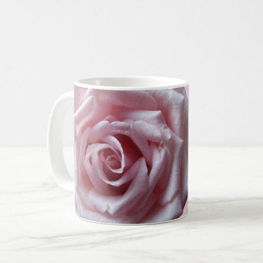 Der Name Amy hübsch rosa Rosa Blütenboho Kaffeetasse (Vorderseite Links)