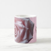 Der Name Amy hübsch rosa Rosa Blütenboho Kaffeetasse (Mittel)