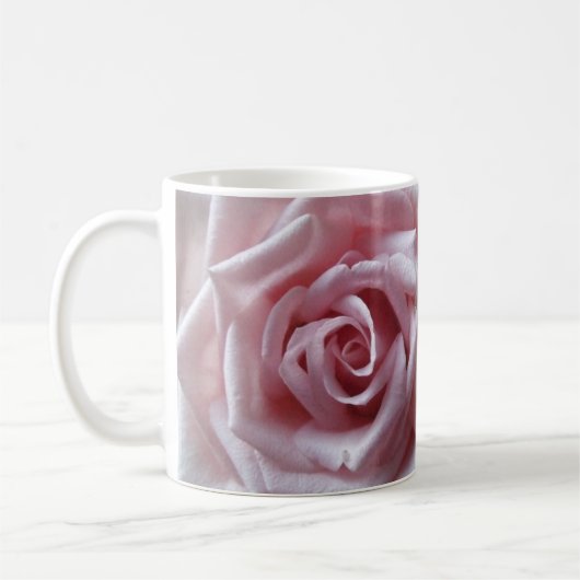 Der Name Amy hübsch rosa Rosa Blütenboho Kaffeetasse (Links)