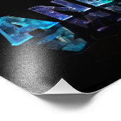 Der Name Andy in Lights Fotodruck (Ecke)