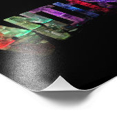 Der Name Anthony in Lights Fotodruck (Ecke)