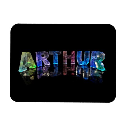 Der Name Arthur in Lights Magnet (Horizontal)