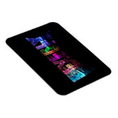 Der Name Beverly in 3D Lights Magnet (Rechte Seite)