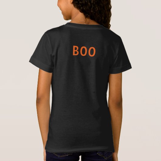 Der Name der Boo-Crew Halloween-Girl-T - Shirt (Rückseite)
