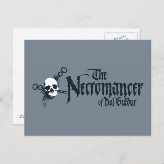 Der Name der Nekromantin Postkarte (Vorne/Hinten)