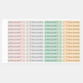 Der Name der Nutcracker Weihnachtsschule Etiketten (Blatt)