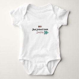 Der Name des Babys wurde gerade mit Baby-Bodysuit Baby Strampler