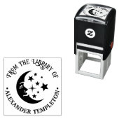 Der Name des Buches "Der Mensch im Mondstern" Permastempel (Beispiel)