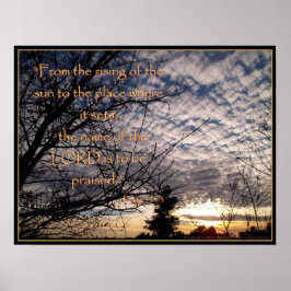 Der Name des Herrn Poster