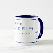 Der Name des modernen Berufs Blau Tasse (VorderseiteRechts)