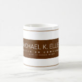 Der Name des modernen Berufs Braun Kaffeetasse (Mittel)