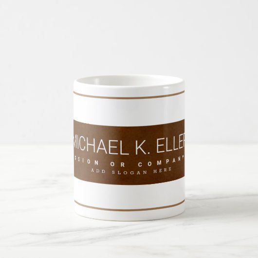 Der Name des modernen Berufs Braun Kaffeetasse (Mittel)