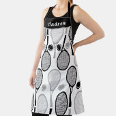 Der Name des modernen Black & Grey Tennis Vaters C Schürze (InSitu)